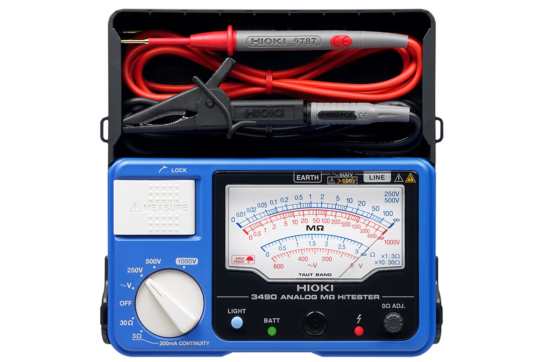 日本hioki絕緣電阻表 3490 三檔電壓量程，絕緣測試高達4000MΩ